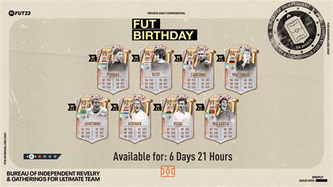 fut birthday icon|FIFA 23 FUT Birthday Icons: Team 2, Leaks, All。